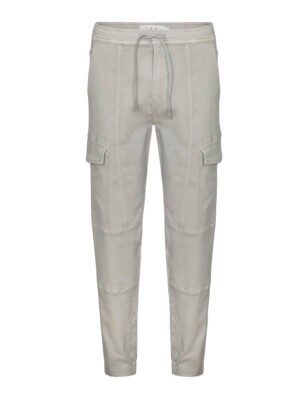 מכנסי ג’וגר קארגו מבד טרי בצבע אפור בהיר – LIGHT GREY TERRI CARGO JOGGER