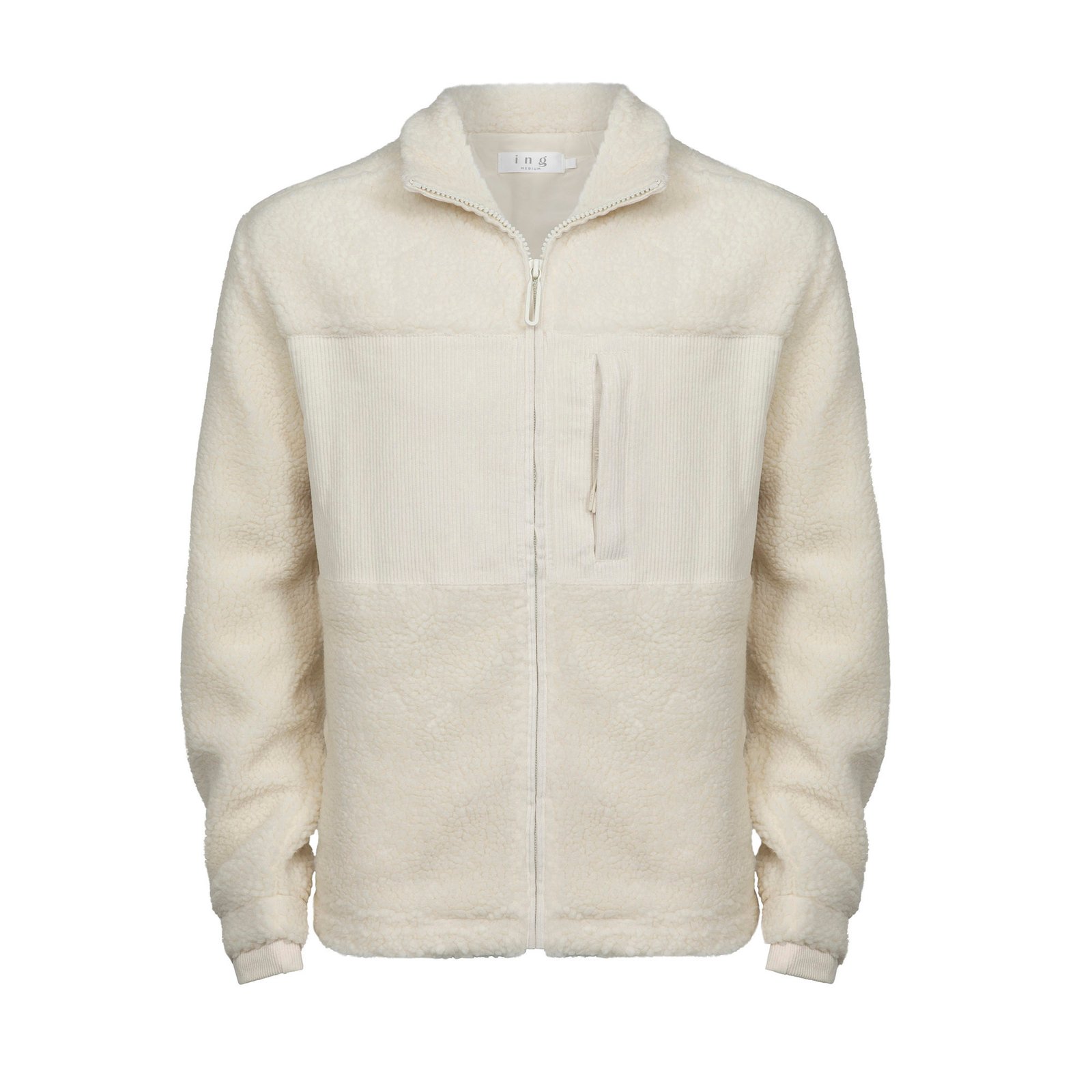 ז’קט קורדרוי עם בטנת שרפה – CORDUROY SHERPA JACKET