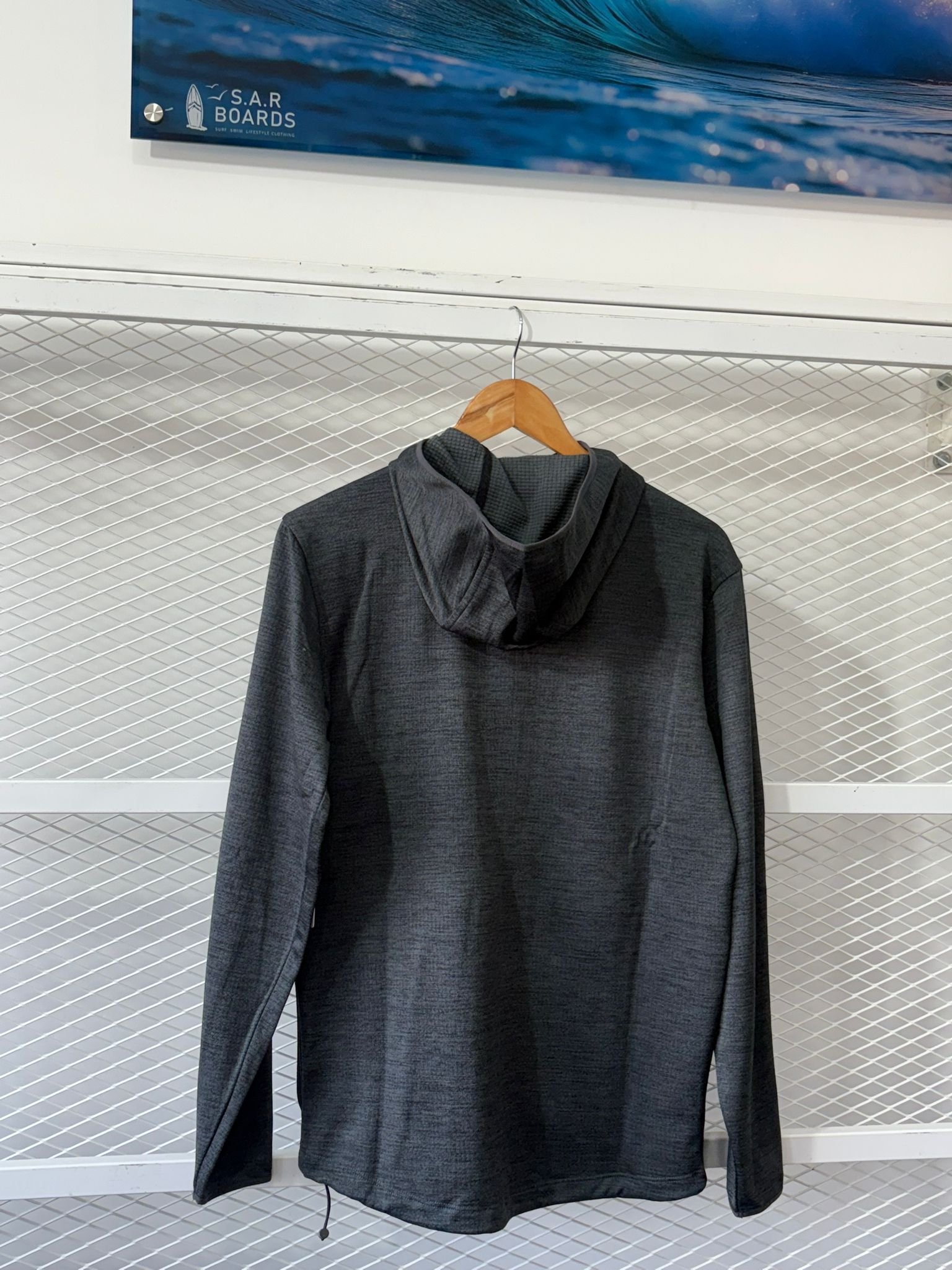 קפוצ'ון חצי רוכסן דייברייק - H2O DRI DAYBREAK 1/2 ZIP HOODED | שחור