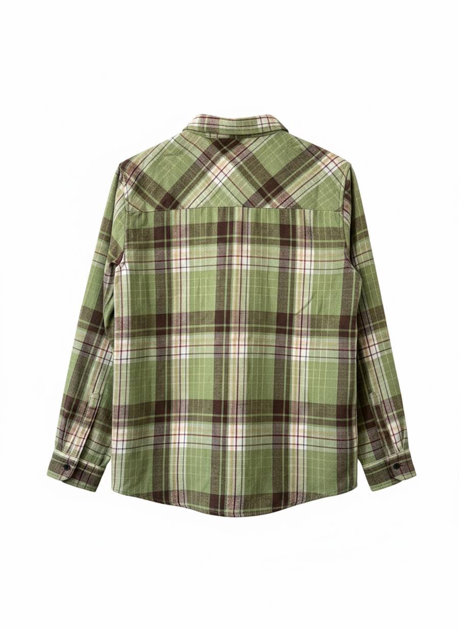 חולצת פלנל אקס - AXE FLANNEL SHIRT | ירוק