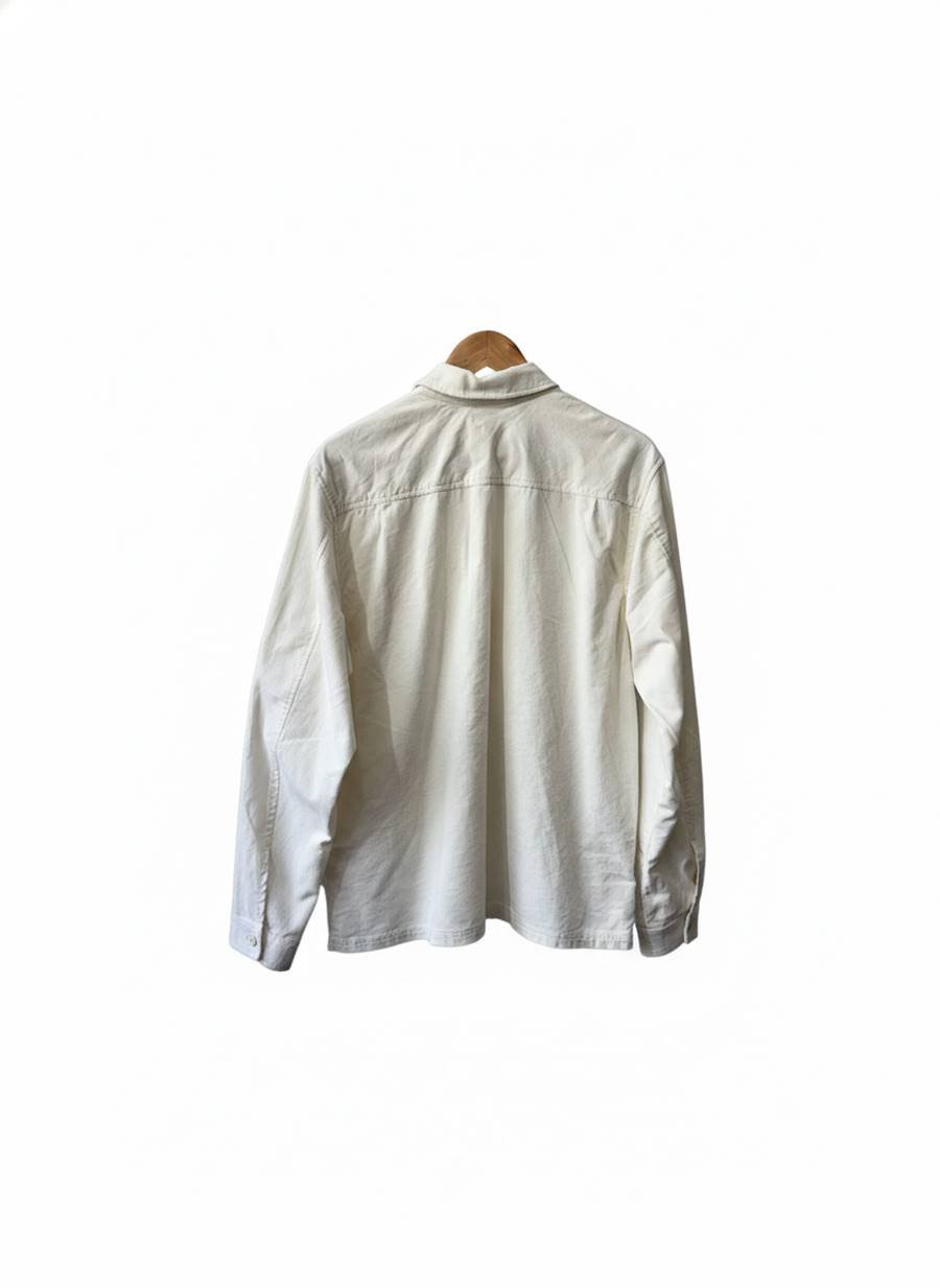 חולצת קורדרוי לידו - LIDO CORD OVERSHIRT LS | לבן