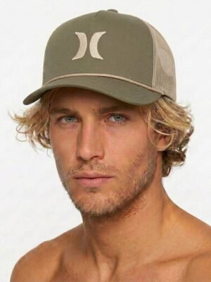 כובע מצחייה טראקר אייקון - M HIGH ICON TRUCKER | ירוק זית