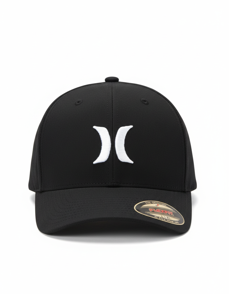 כובע הארלי שחור לבן