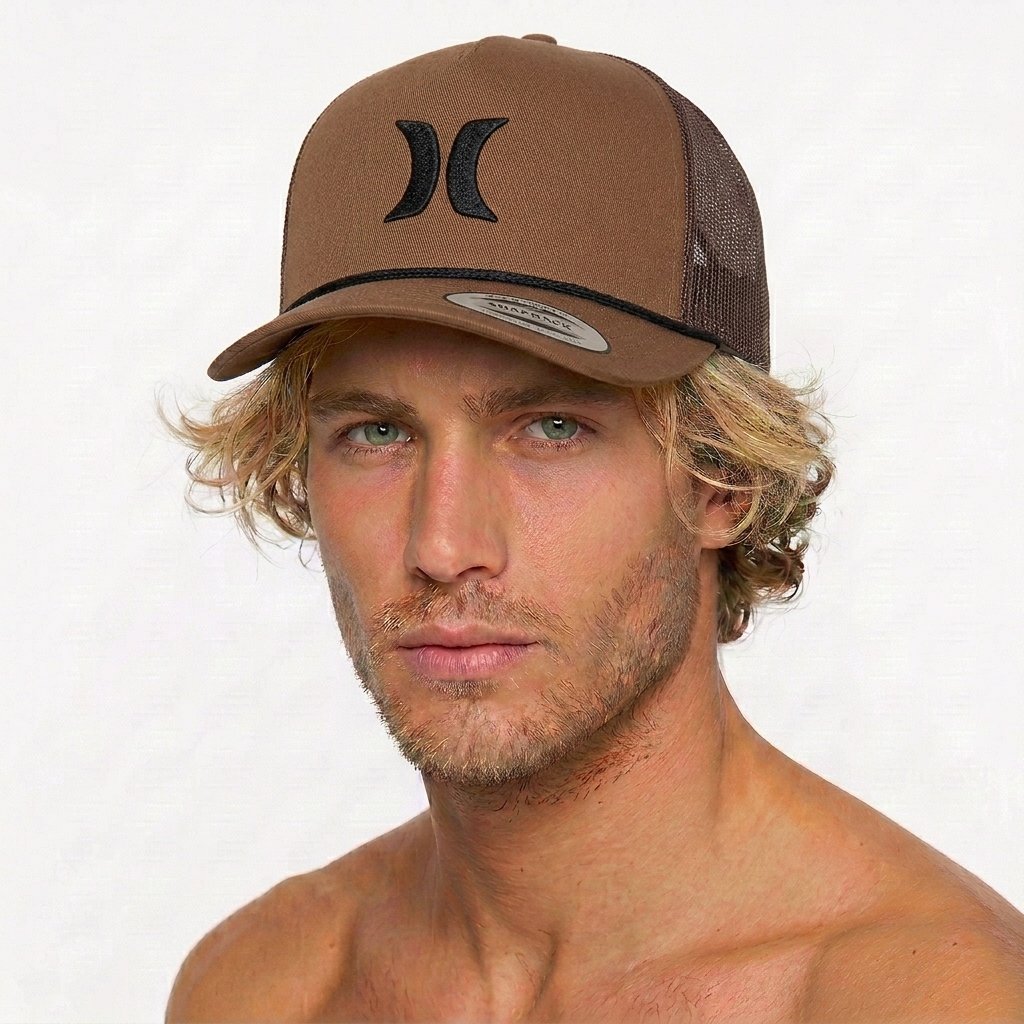 כובע רשת חום ICON TRUCKER